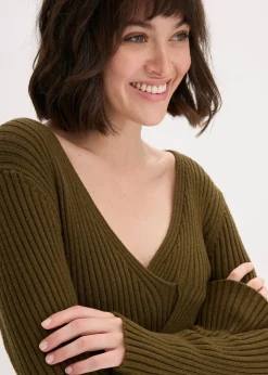 Robe pull en viscose majoritaire