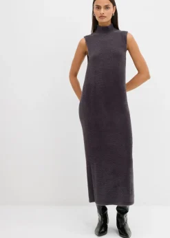 Robe pull en viscose mélangée