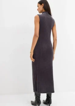 Robe pull en viscose mélangée