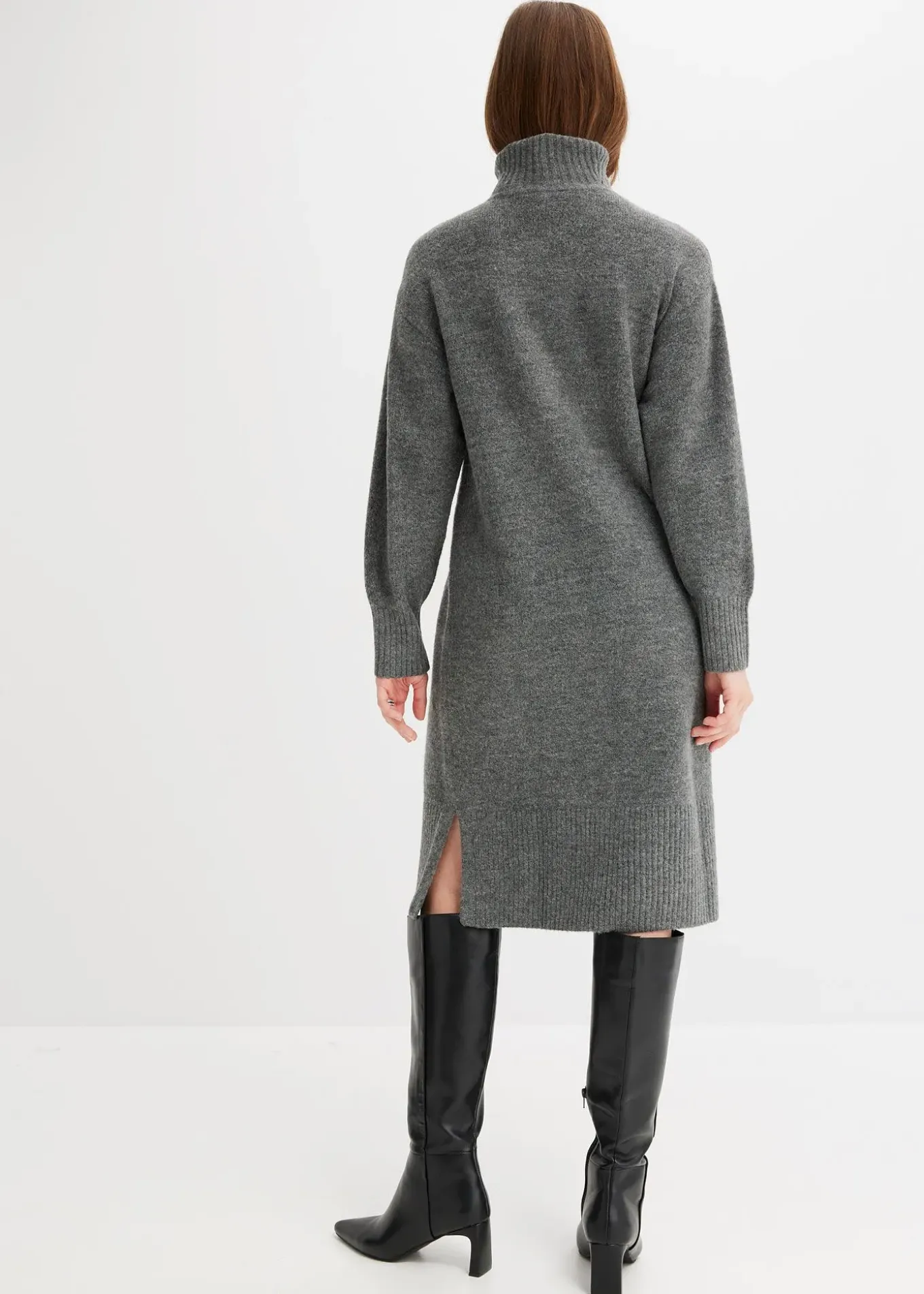 Robe pull fendue sur le côté