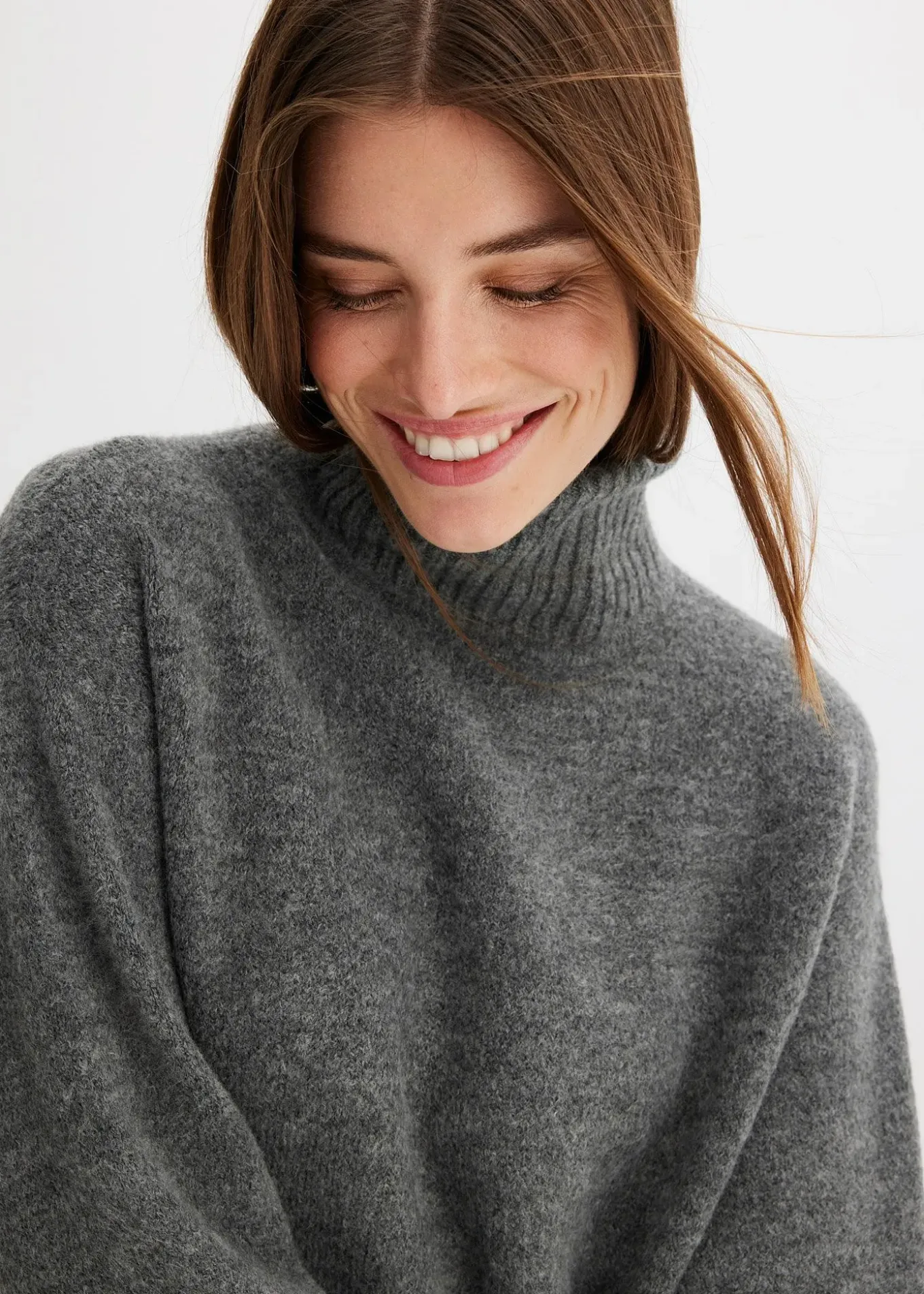 Robe pull fendue sur le côté