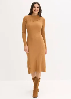 Robe pull fluide en viscose majoritaire