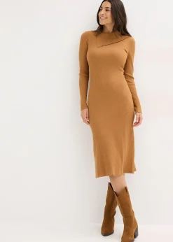 Robe pull fluide en viscose majoritaire