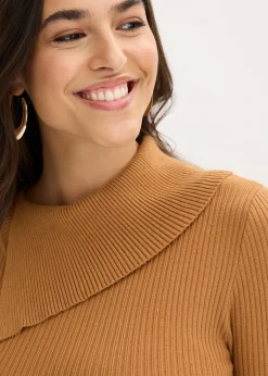 Robe pull fluide en viscose majoritaire