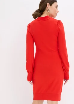 Robe pull fluide en viscose mélangée