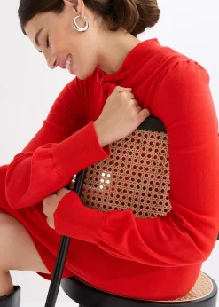 Robe pull fluide en viscose mélangée