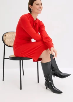 Robe pull fluide en viscose mélangée