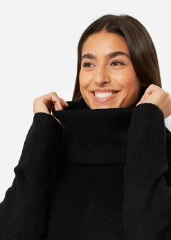 Robe pull oversize à col boule