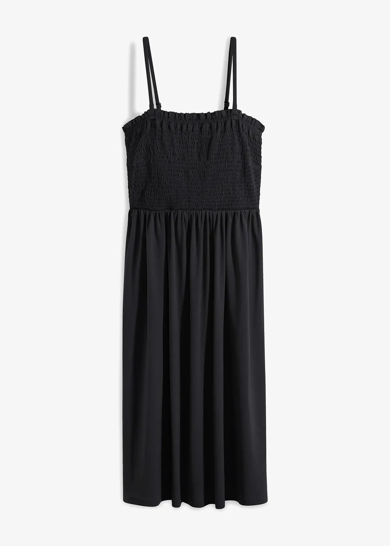 Robe smockée en crêpe léger