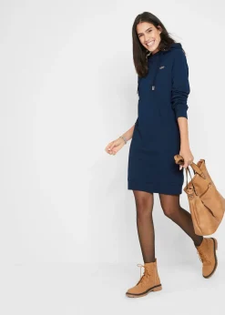 Robe sweat à capuche