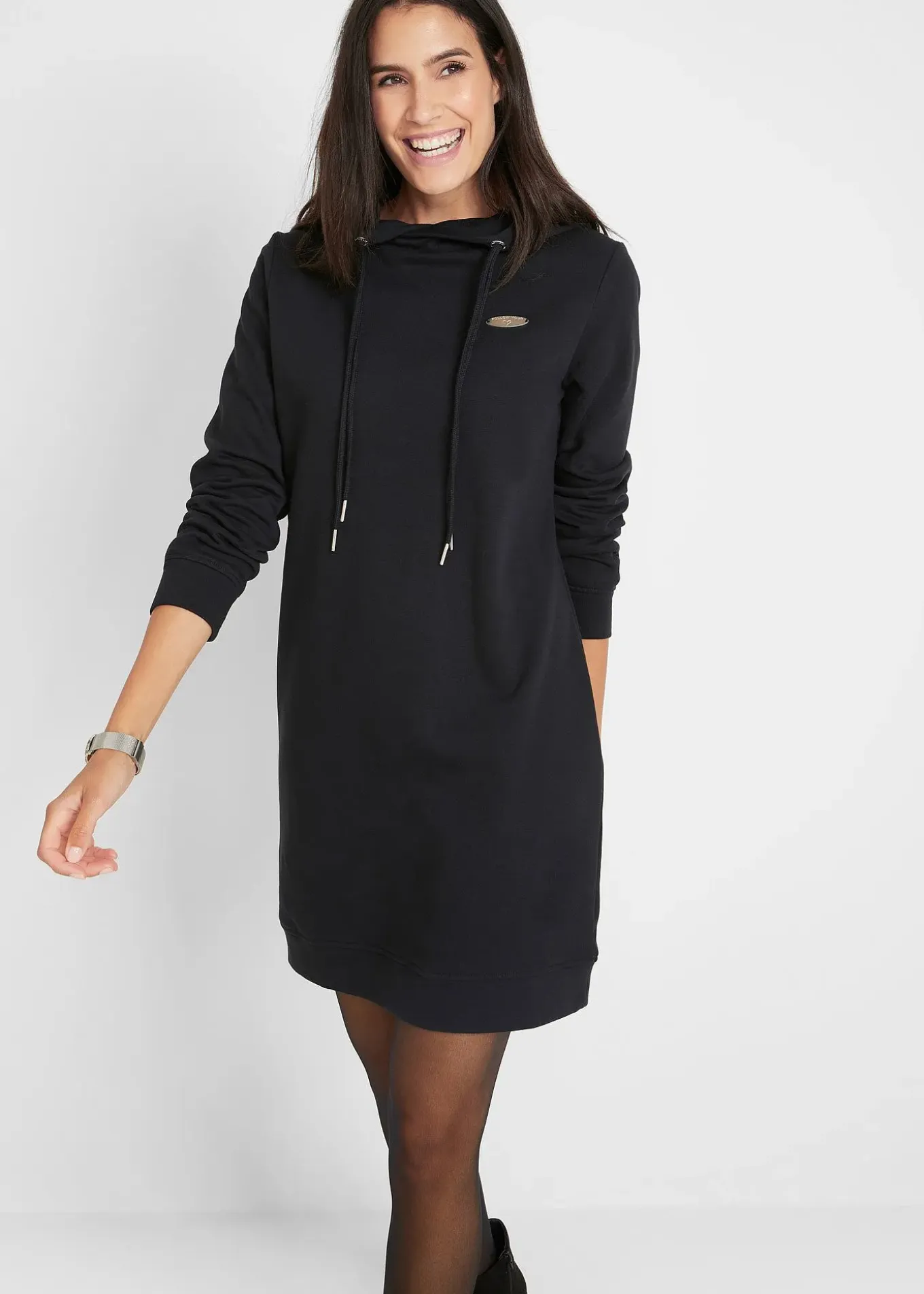 Robe sweat à capuche