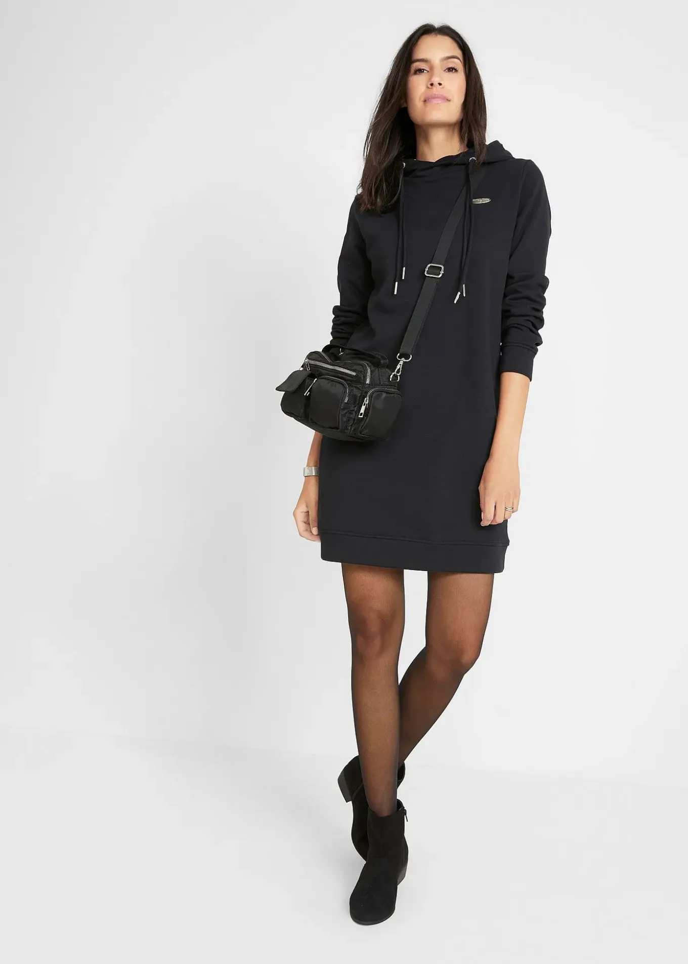 Robe sweat à capuche