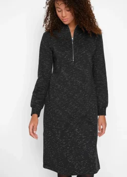 Robe sweat à col camionneur