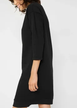 Robe sweat manches 3/4, intérieur gratté doux