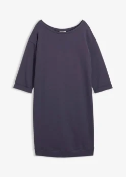 Robe sweat manches 3/4, intérieur gratté doux