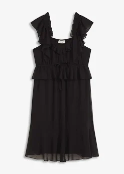 Robe trapèze en crêpe