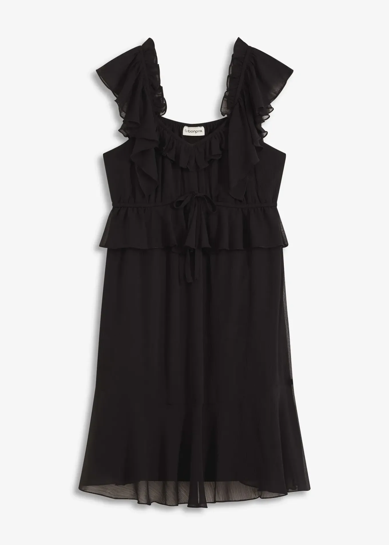 Robe trapèze en crêpe