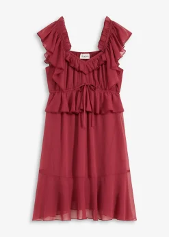 Robe trapèze en crêpe