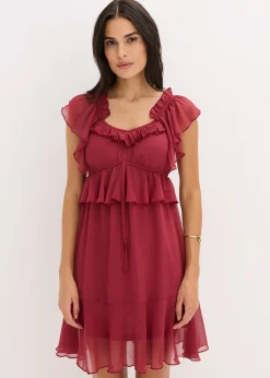 Robe trapèze en crêpe