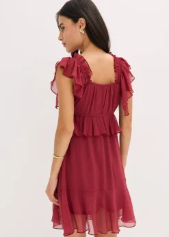 Robe trapèze en crêpe