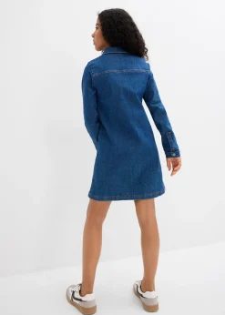 Robe trapèze en jean