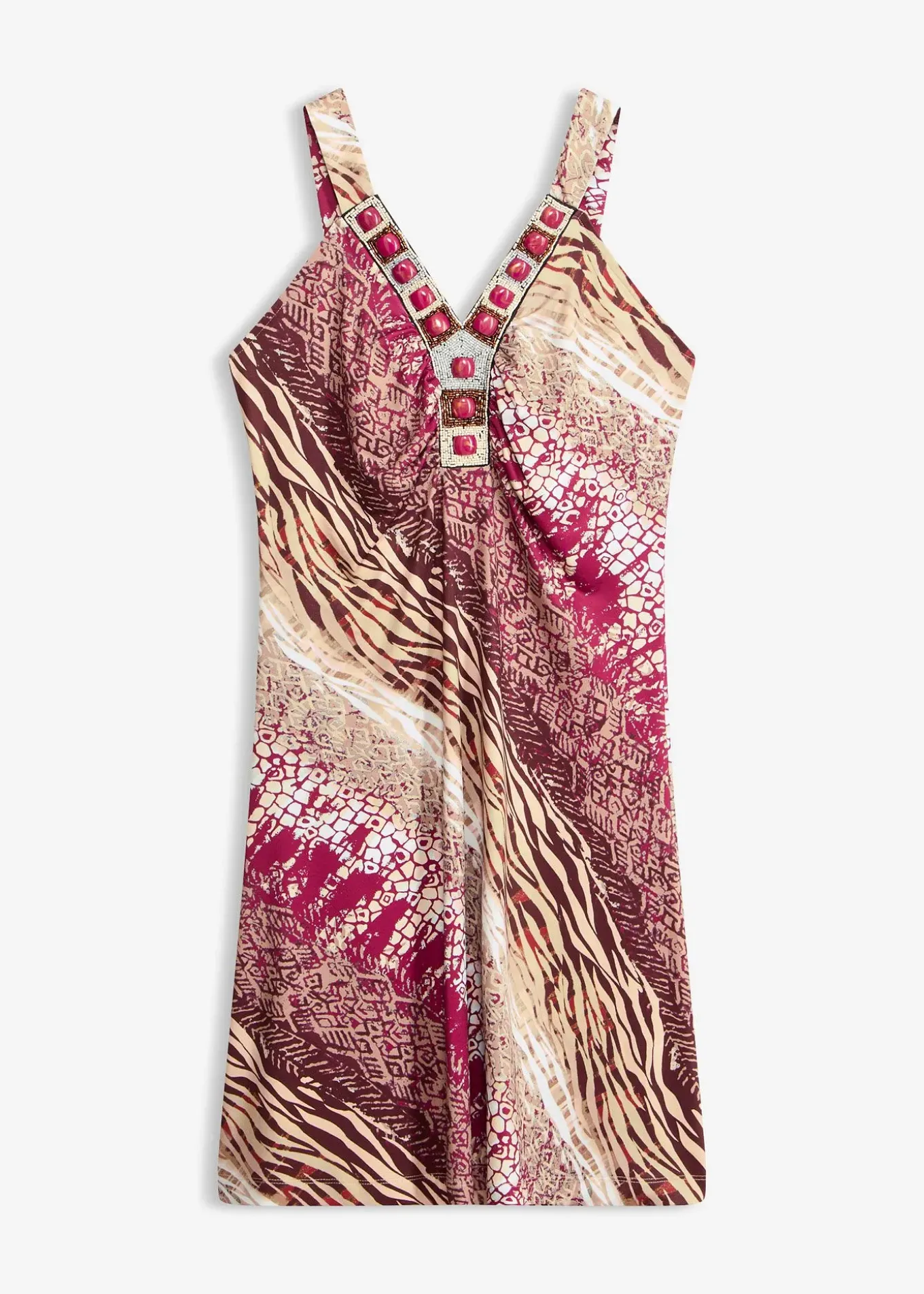 Robe trapèze en jersey