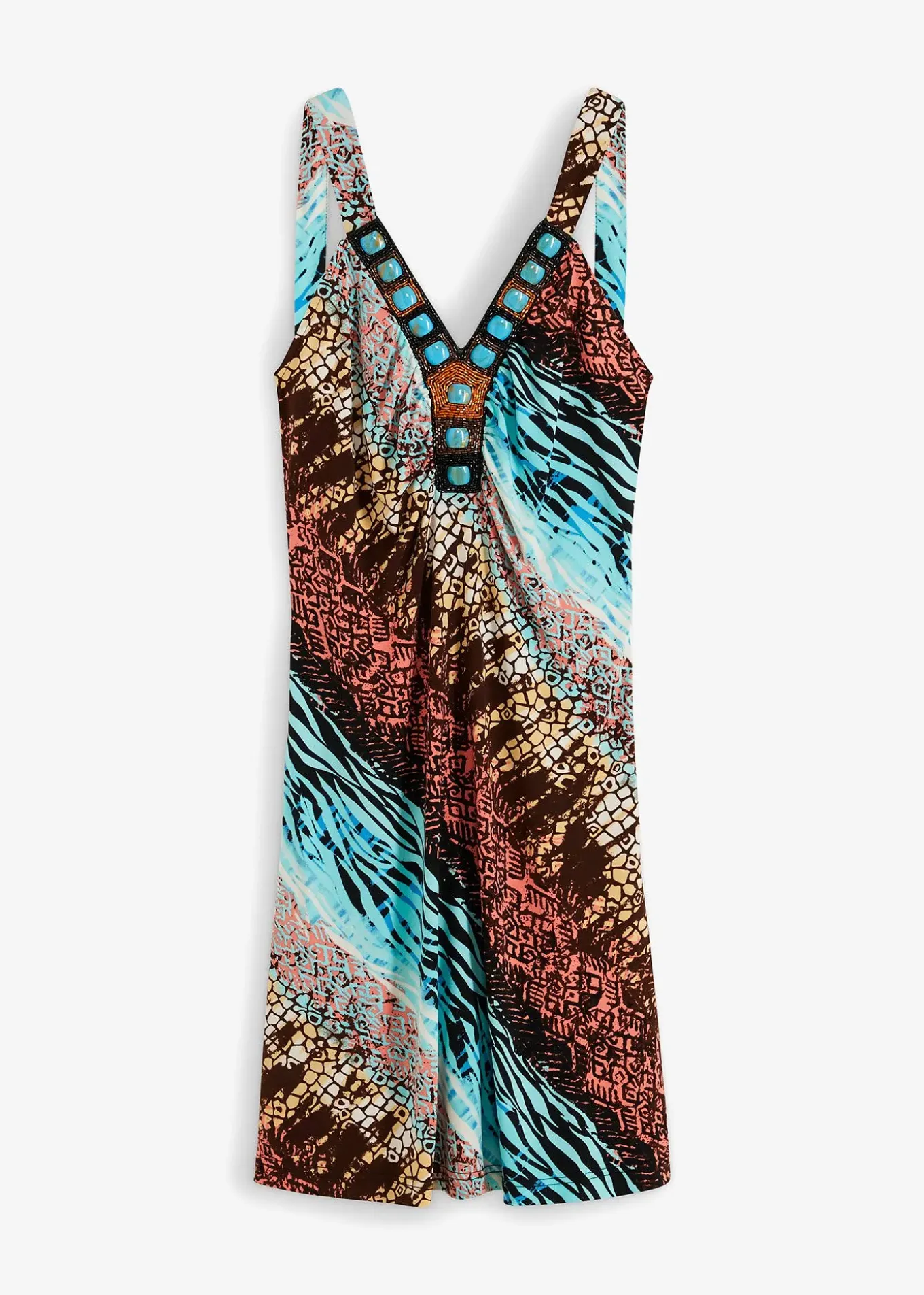 Robe trapèze en jersey