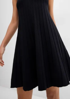 Robe trapèze en maille de viscose mélangée