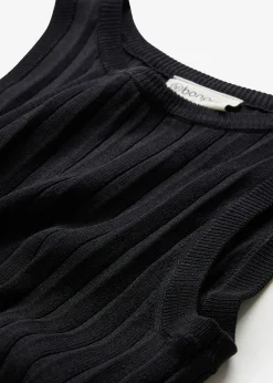 Robe trapèze en maille de viscose mélangée