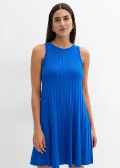 Robe trapèze en maille de viscose mélangée