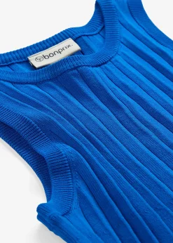 Robe trapèze en maille de viscose mélangée