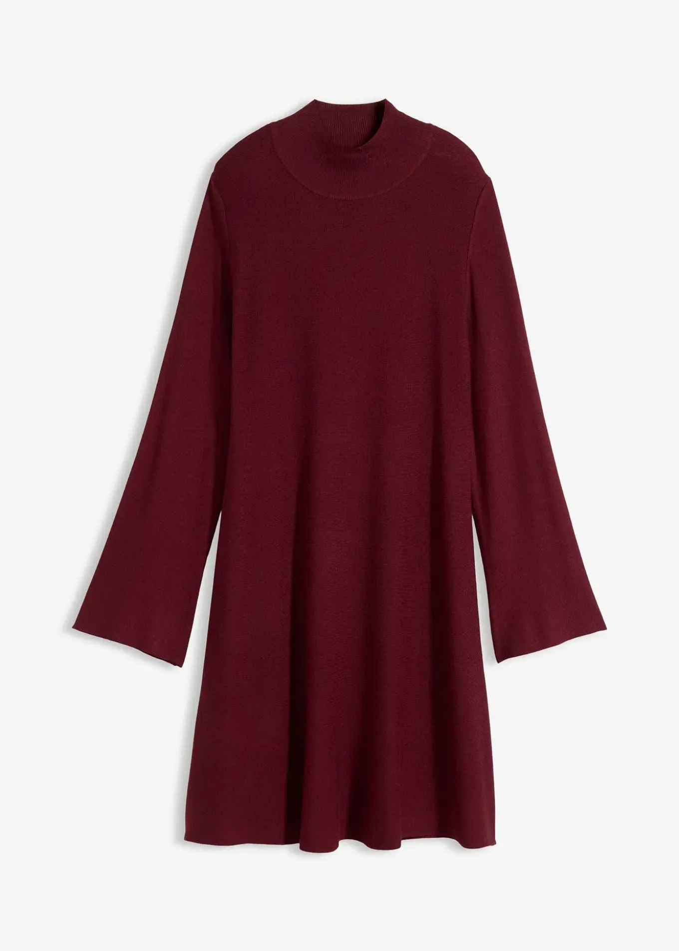 Robe trapèze en maille, viscose majoritaire