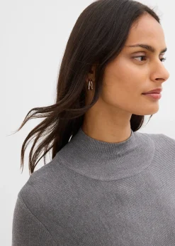 Robe trapèze en maille, viscose majoritaire