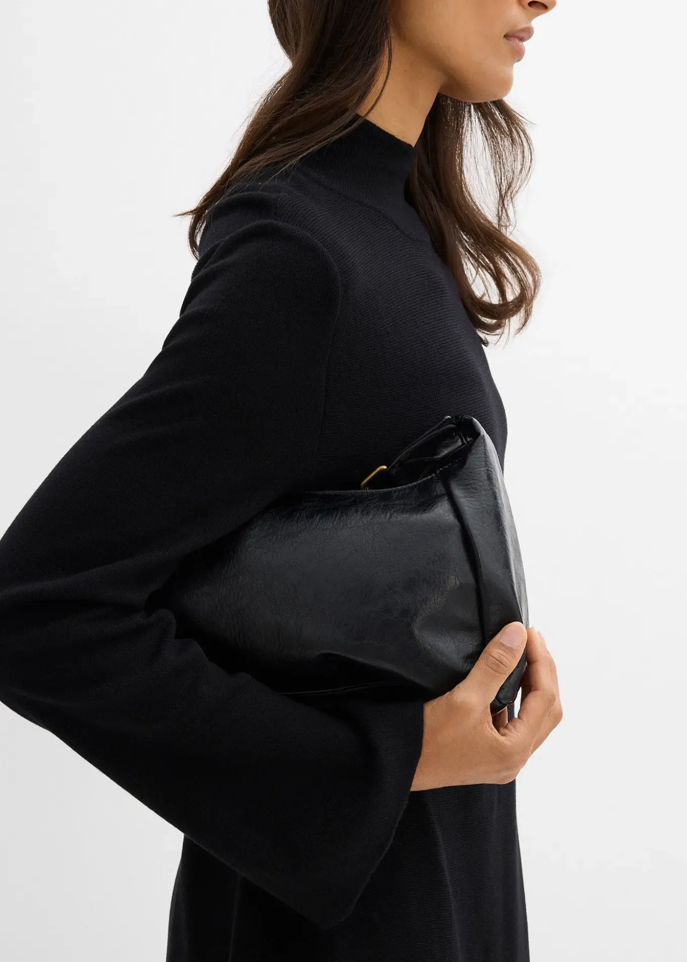 Robe trapèze en maille, viscose majoritaire