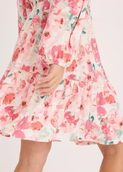 Robe tunique avec jupe évasée