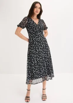 Robe évasée en jersey