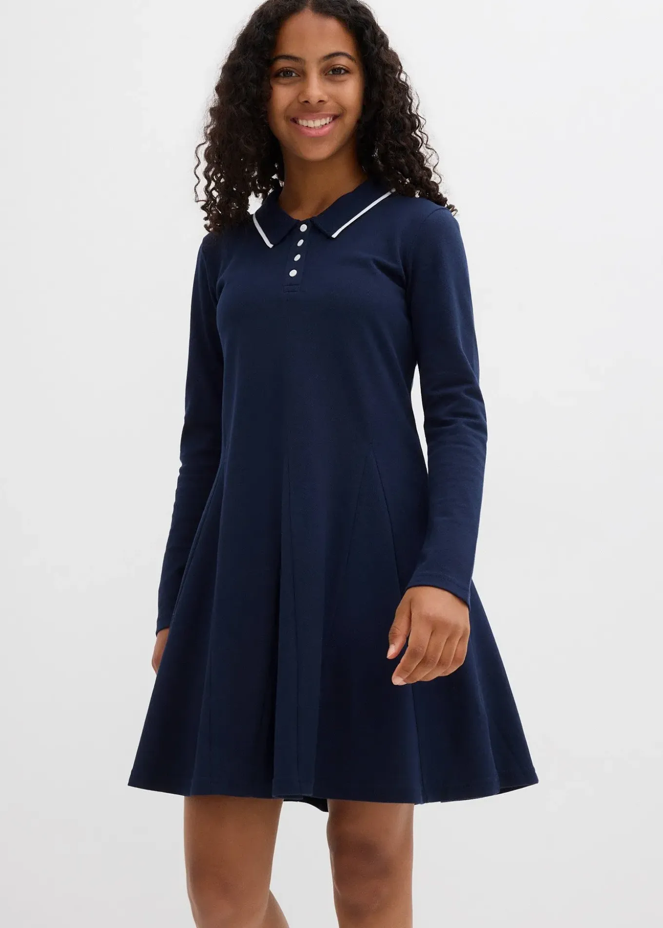 Robe évasée en jersey 100% coton