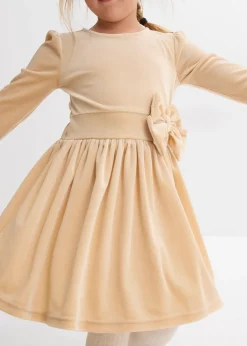 Robe évasée en velours