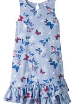 Robe volantée en jersey 100% coton