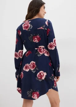 Robe-blouse de grossesse et d'allaitement en viscose fluide