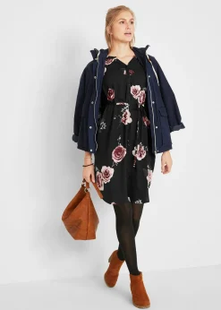 Robe-blouse de grossesse et d'allaitement en viscose fluide