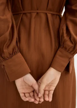 Robe-blouse de grossesse et d’allaitement en viscose fluide