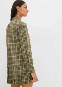 Robe-chemise à carreaux