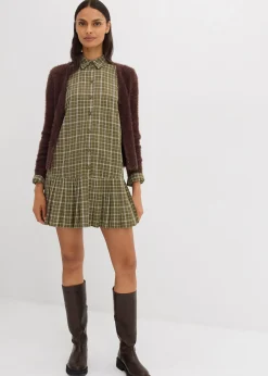 Robe-chemise à carreaux