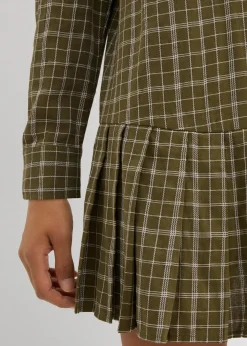 Robe-chemise à carreaux