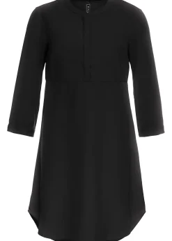 Robe-chemise à col boutonné