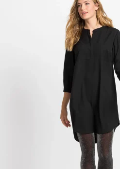 Robe-chemise à col boutonné