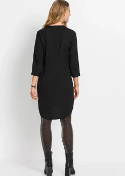 Robe-chemise à col boutonné