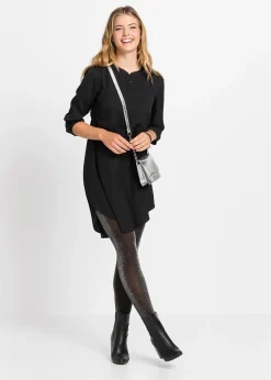 Robe-chemise à col boutonné