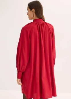 Robe-chemise à col lavallière